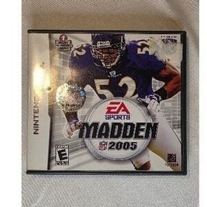 Madden NFL 2005 Nintendo DS Game CIB Ray Lewis Cover EA Sports